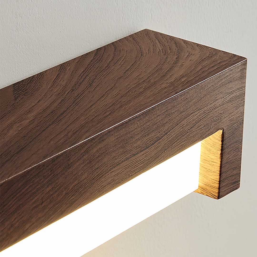 Wall Mounted LED Lights Vintage Wood Grain Wall Lamp
