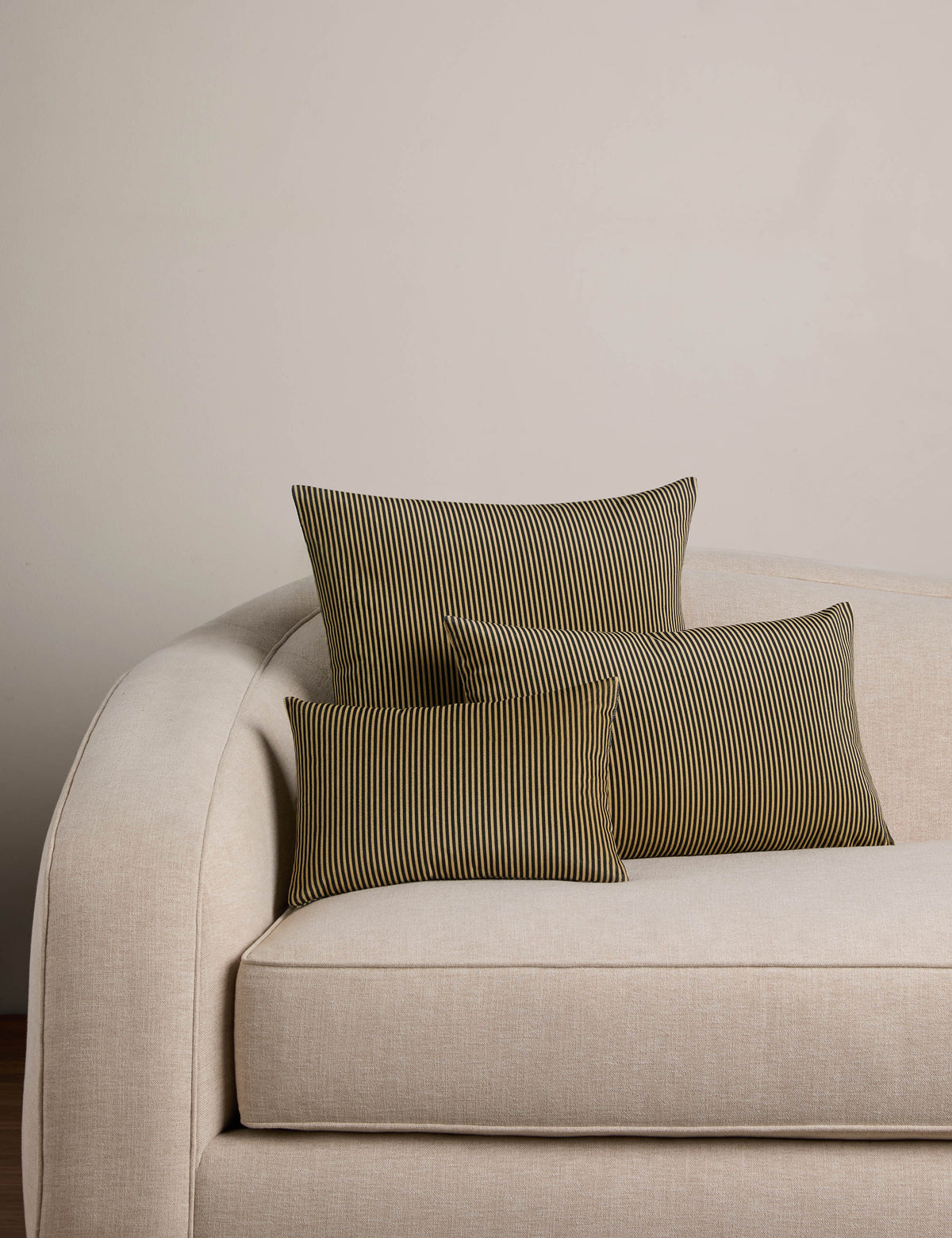 Striped Velvet Pillow by Sarah Sherman Samuel