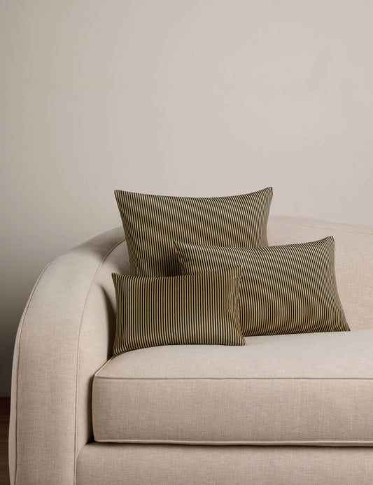 Striped Velvet Pillow by Sarah Sherman Samuel