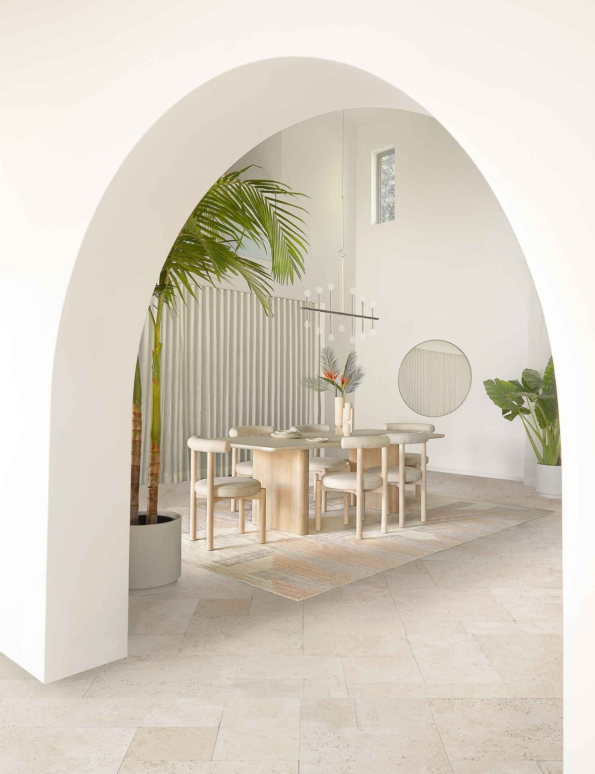 Saba Round Mirror