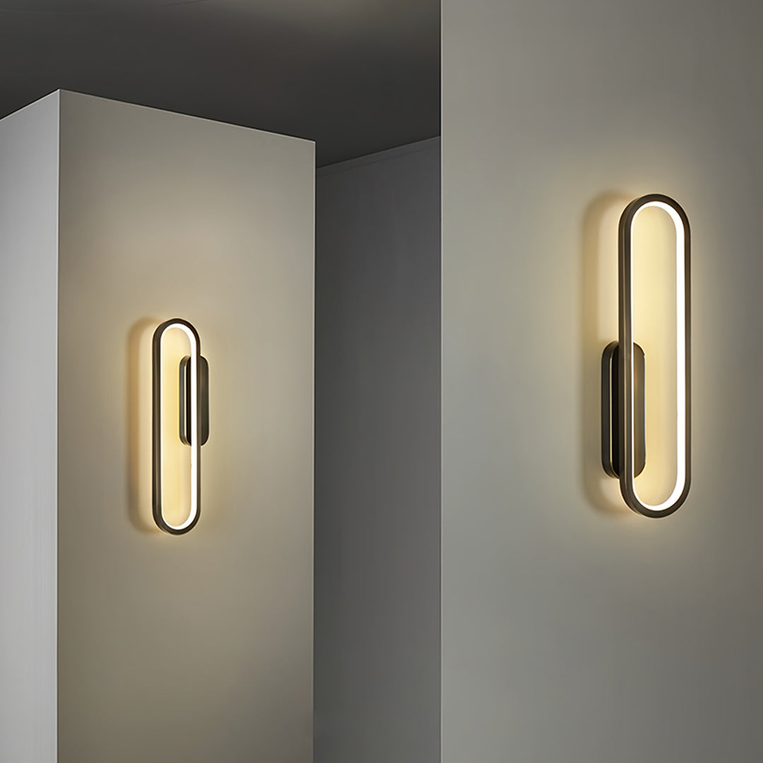 Wall Pack LED Light Modern Minimalist Oval Ambient Wall Sconce
