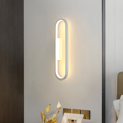 Wall Pack LED Light Modern Minimalist Oval Ambient Wall Sconce