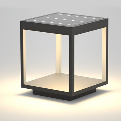 [Open-Box]Concrete Pillar Lights Modern Open-Frame Square LED Light