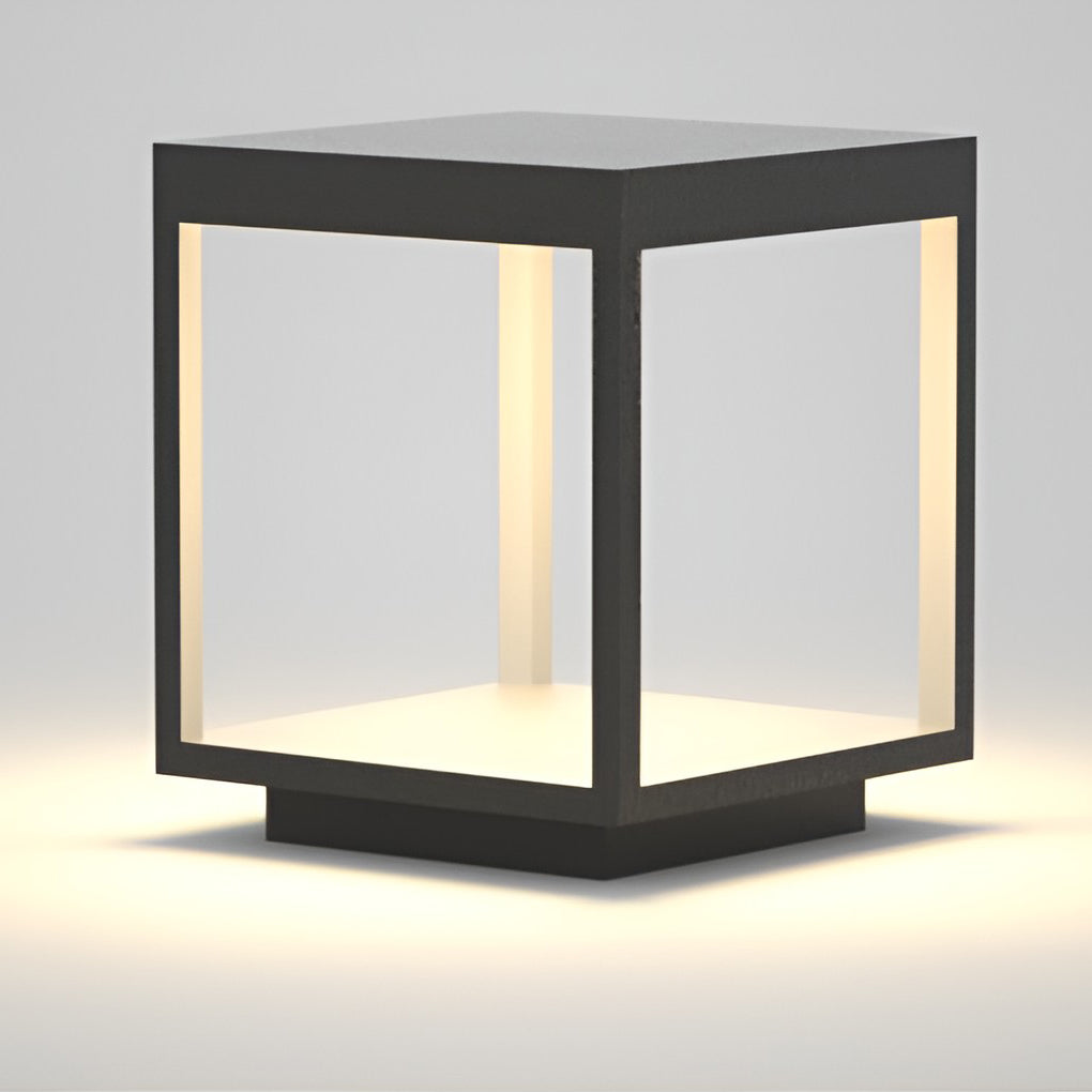 [Open-Box]Concrete Pillar Lights Modern Open-Frame Square LED Light