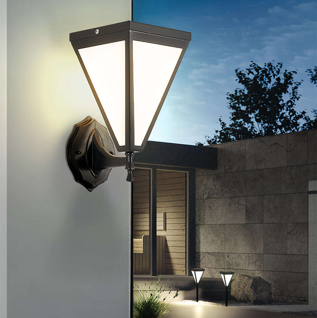 Wall Mount Outdoor Solar Lights Simple Modern Lamp