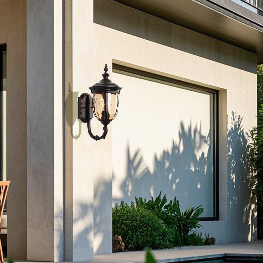 Waterproof Copper Outdoor Wall Light Retro Style
