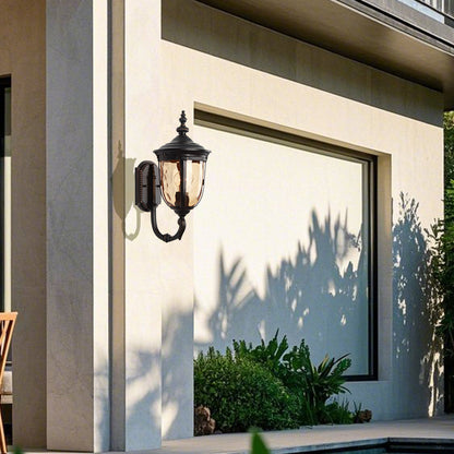 Waterproof Copper Outdoor Wall Light Retro Style