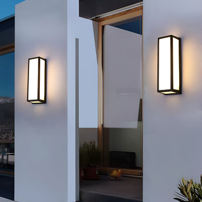 [Open-Box]Contemporary Outdoor Wall Light Black LED Waterproof Light