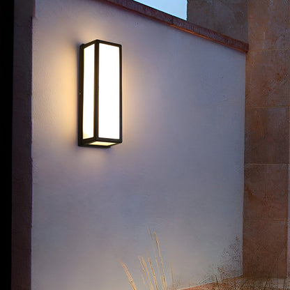 [Open-Box]Contemporary Outdoor Wall Light Black LED Waterproof Light
