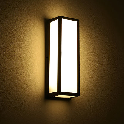 [Open-Box]Contemporary Outdoor Wall Light Black LED Waterproof Light