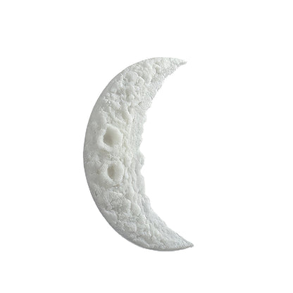 Wall Light Moon Modern Minimalist Resin Bedroom Textured Crescent Lamp