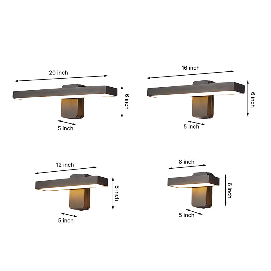 Waterproof LED Adjustable Wall Lights for Storefront or Outdoor Use