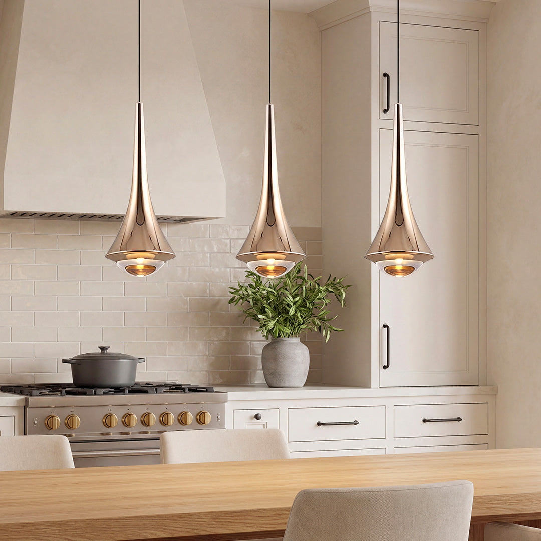 [Open-Box]Black Cone Pendant Lights Modern Creative LED Ceiling Light
