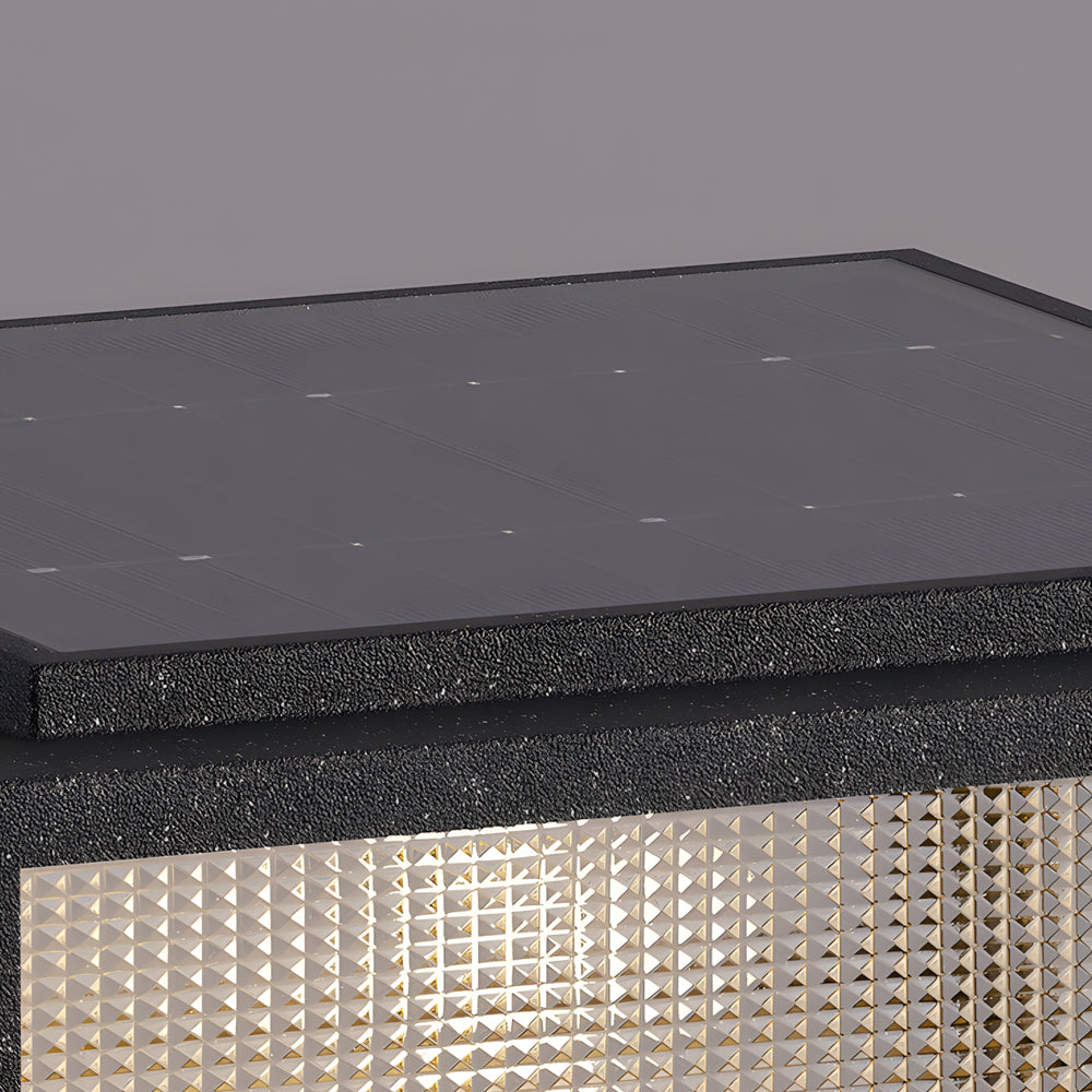 [Open-Box]Outdoor Pillar Light Fixtures Cast Aluminum Square Waterproof