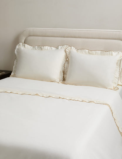 Hatton Scalloped Percale Sham