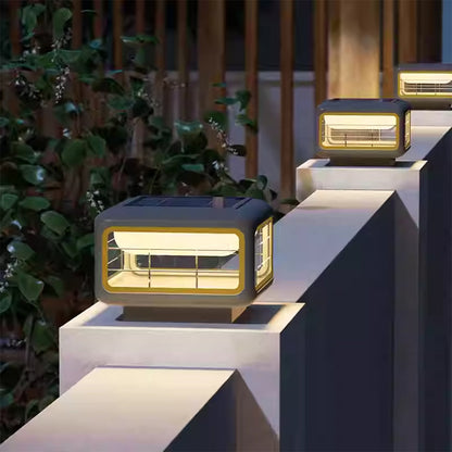 Waterproof Outdoor Pillar Light Modern Minimalist Style