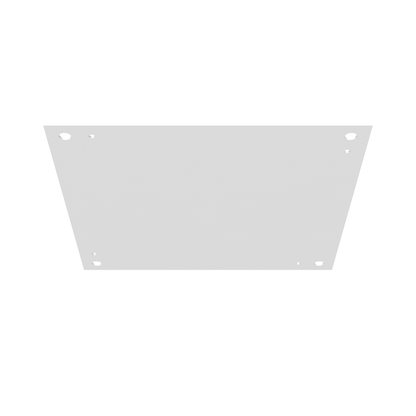 Back Panel Non UL Listed 18x18 Hinge Cover White Steel