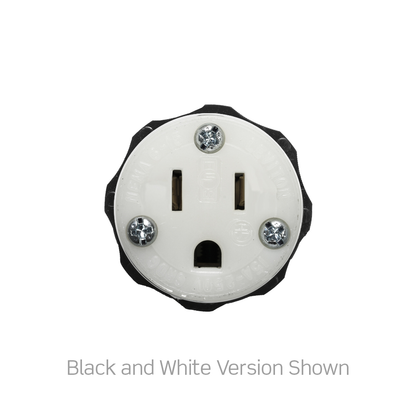 15 Amp, 125 Volt, Straight Blade Connector, Industrial Grade