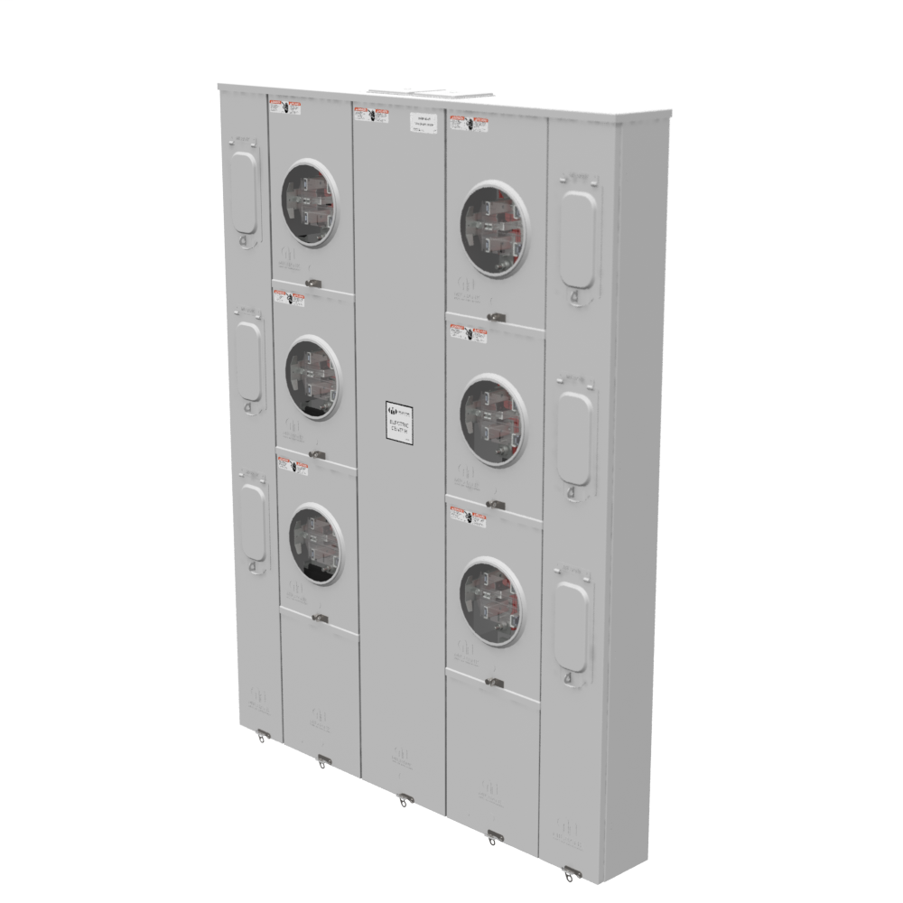 5 Terminal Ringless Large Closing Plate Lever Bypass 6 Position 6-200 Ampere Main Breaker Provision Long Island Lighting Company
