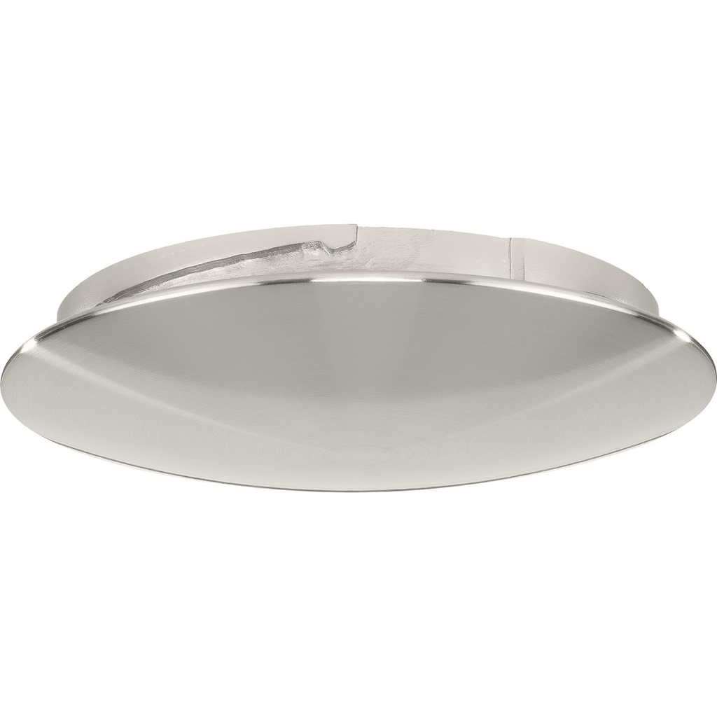 Blank off plate in brushed nickel