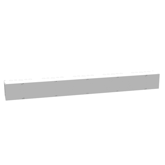 6x72x6 Screw Cover Wireway Type 1 UL Listed Steel Knockouts ANSI 61 Gray