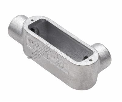 1-1/2" Malleable Iron Rigid Threaded Type LR Conduit Bodies