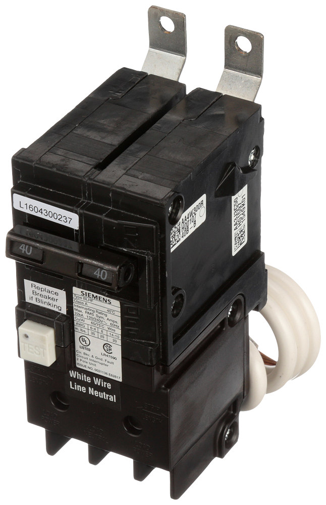 BRKR BLHF GFCI 5mA 2P 240V 40A 22KA
