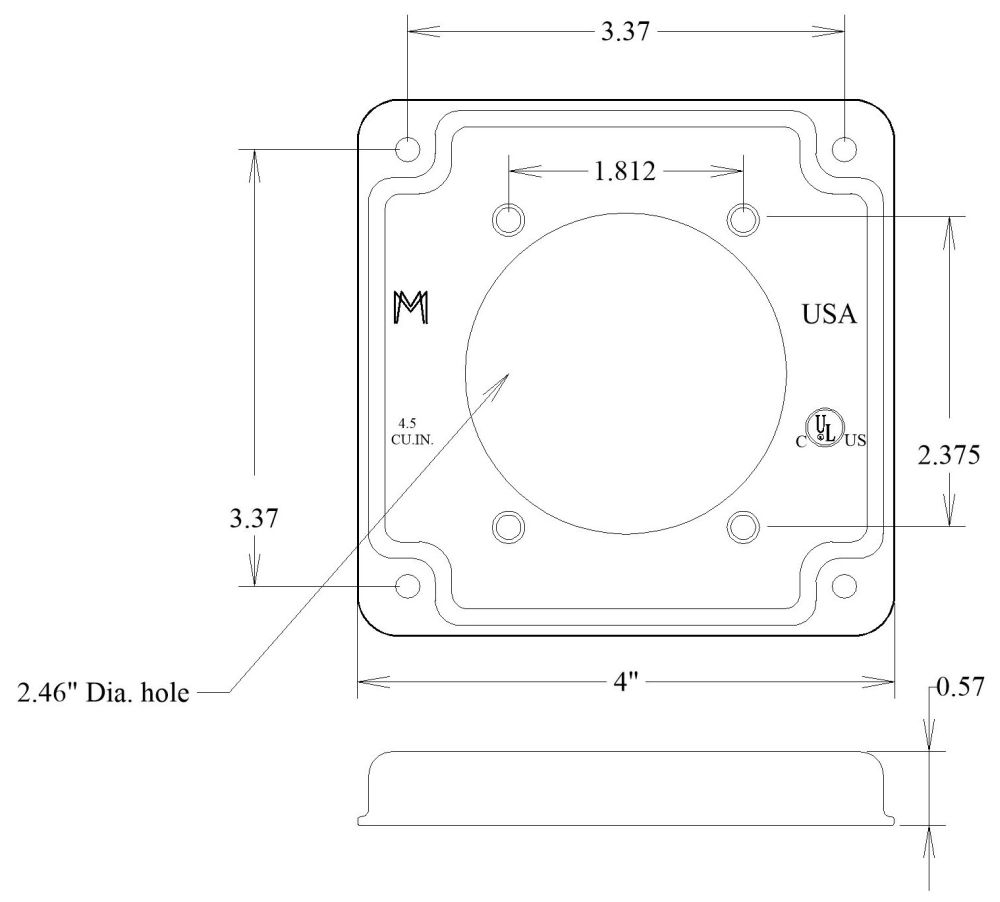 11423, Square Box Surface Cover