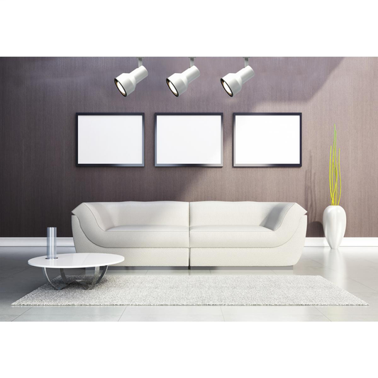 3 Light - R30 - Step Cylinder Track Kit - 4 foot Track - White