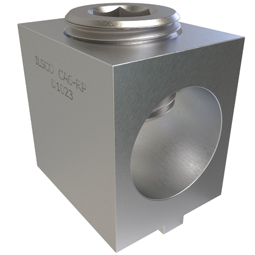 Aluminum Box-Type Mechanical Lug, Conductor Range 250-6, 1 Hole, Round Boss, Tin Plated