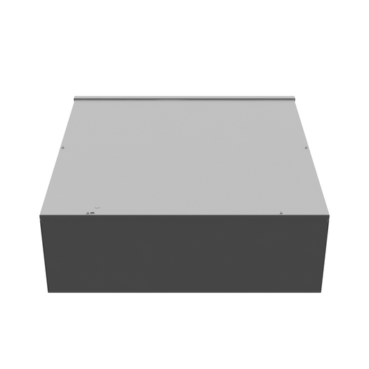 36x12x36 Screw Cover Type 3R UL Listed Steel No Knockouts ANSI 61 Gray Quad D Knockouts For Lock Emboss Mounting Holes In Back
