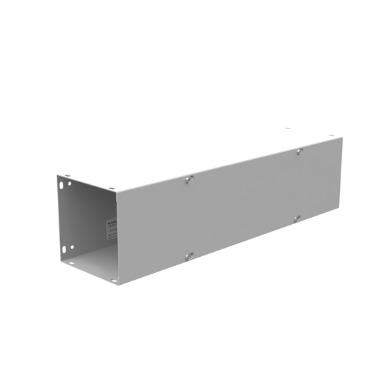6x24X6 Screw Cover Wireway Type 1 UL Listed Steel No Knockouts ANSI 61 Gray