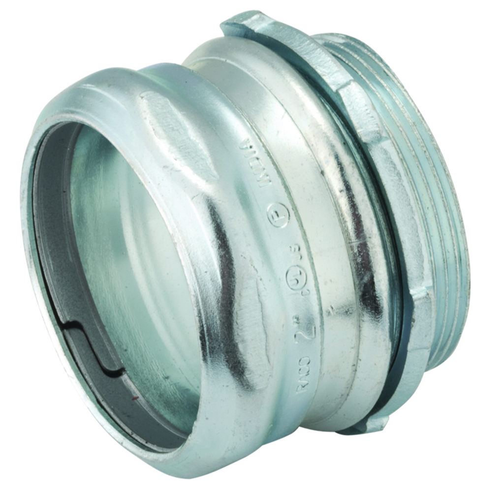 2 in. EMT Compression Connector, Uninsulated
