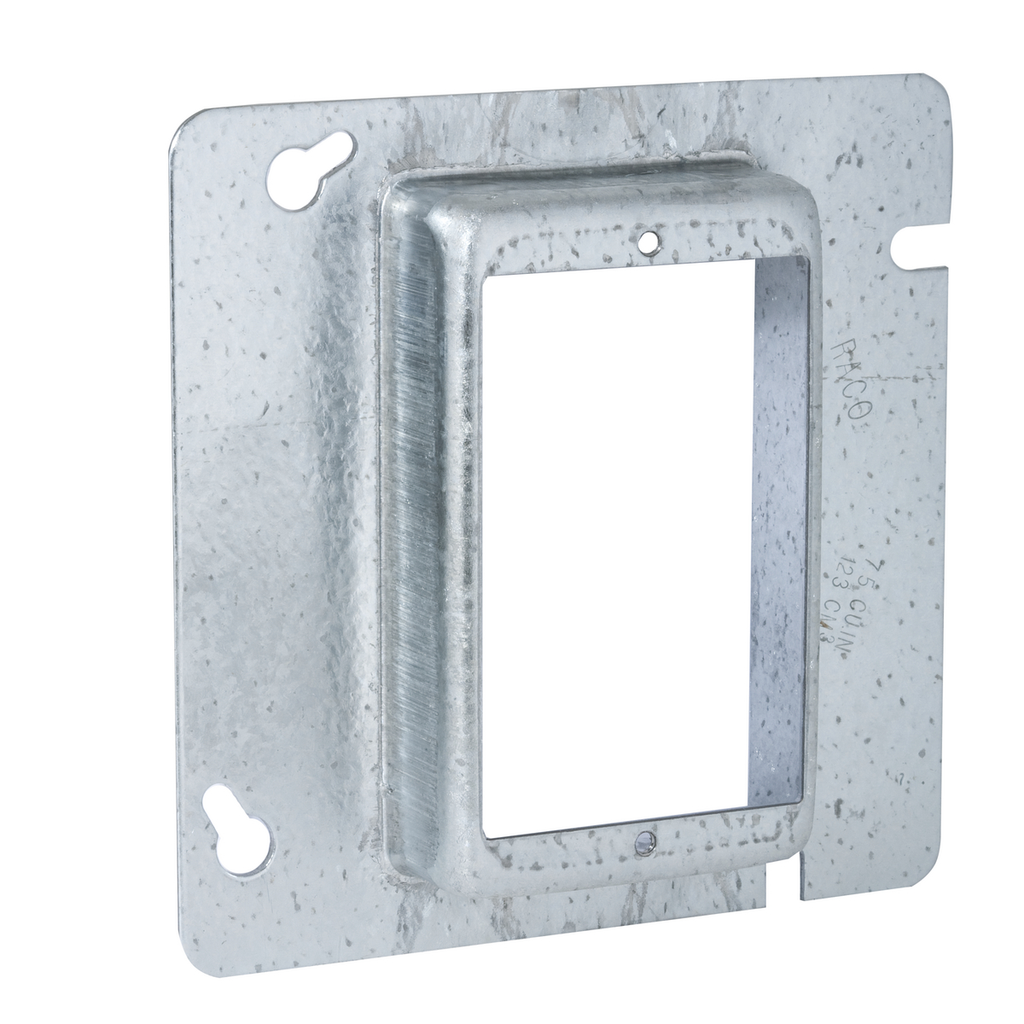 4-11/16 in. Square Cover, 1-Gang, 1 in. Raised