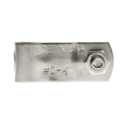 #0 Conduit Hanger with Nut and Bolt, Stainless Steel