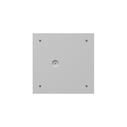 8x6x8 Screw Cover Type 1 UL Steel No KO Gray Cover w/ Teardrop Slots Holes In Back