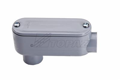 1/2" Schedule 40 PVC LB Type Conduit Bodies with Junction Boxes
