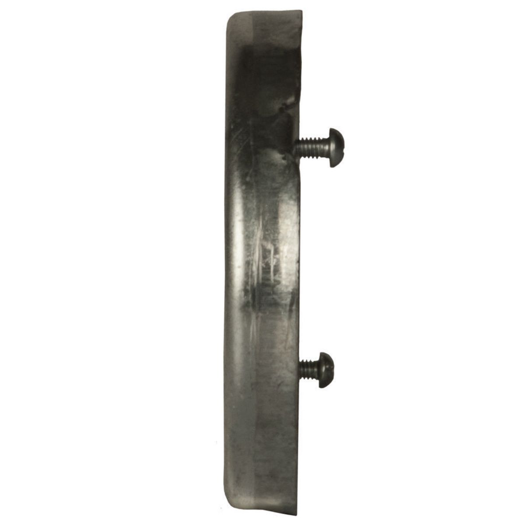 4 in. Round Ceiling Pan, Drawn, 1/2 in. Deep, Five 1/2 in. KO