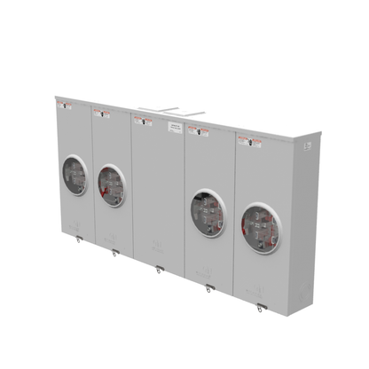 5 Terminal Ringless 2 Large Closing Plates Lever Bypass 4 Position Long Island Lighting Company