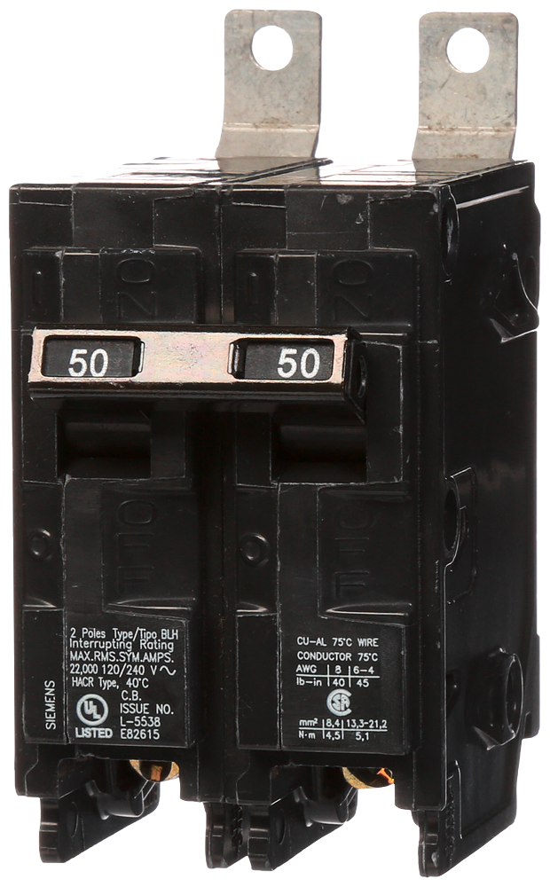 BREAKER 50A 2P 120/240V 22K BLH