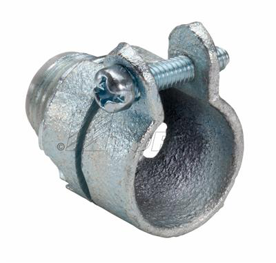 2" Insulated Throat Squeeze Type Straight BX-Flex Connector