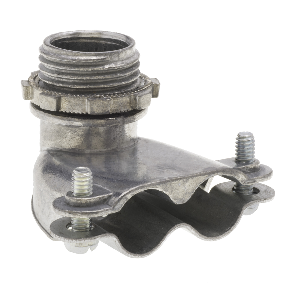 90-Degree Duplex Connector 3/8", Die Cast Zinc