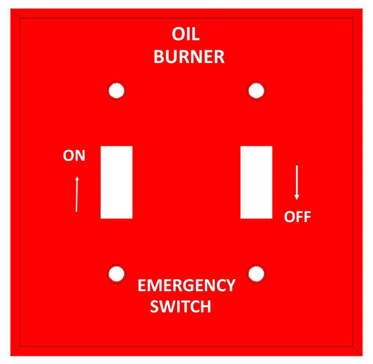 41002, Oil Burner Wallplate