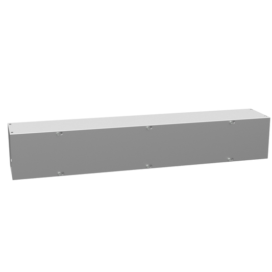 6x36x6 Screw Cover Wireway Type 1 UL Listed Steel No Knockouts No Paint