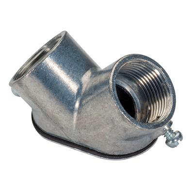 1" Threaded Set Screw Type Elbow - Rigid to Rigid or EMT to Rigid
