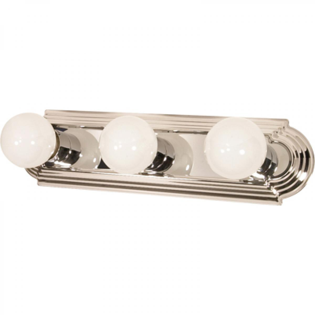 3 Light - 18" Vanity Strip - Polished Chrome Finish