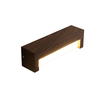 Wall Mounted LED Lights Vintage Wood Grain Wall Lamp