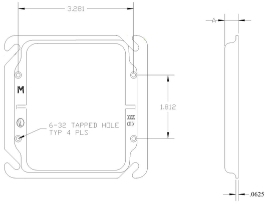 11242, Square Box Cover