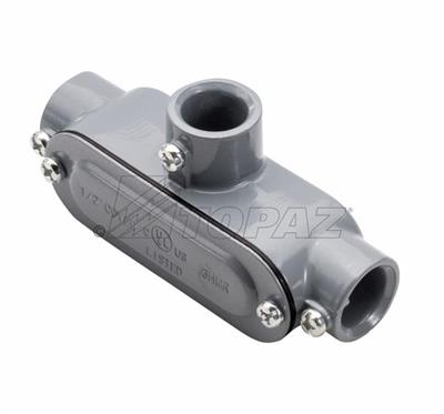 2 1/2" EMT Set Screw Type Aluminum Conduit Bodies with Covers and Gaskets