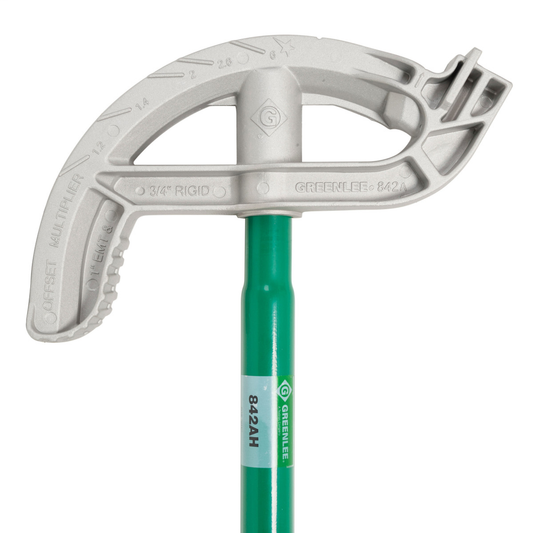 Aluminum Hand Bender Head with Handle for 1” EMT, 3/4” Rigid/IMC